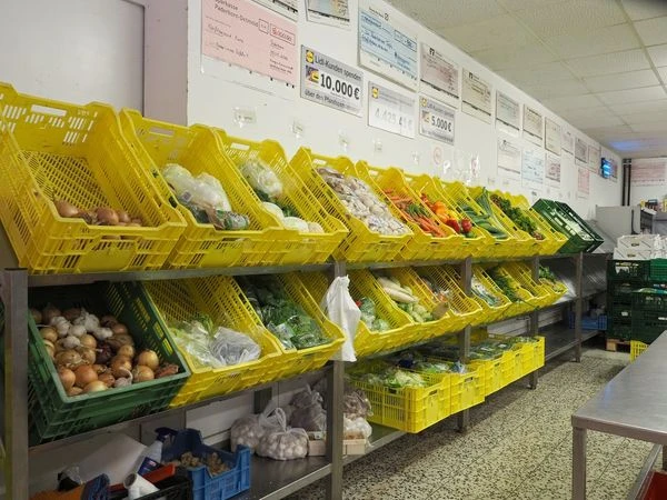 Verkaufsbereich in der Tafel Paderborn